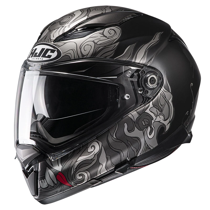 Promo ๐ Fiber Hjc F70 Spector Helmet Grey ๐งจ