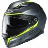 Wholesale 😀 Fiber Hjc F70 Feron Helmet Black Yellow 🌟