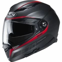 Cheapest 😉 Fiber Hjc F70 Feron Helmet Black Red 🤩