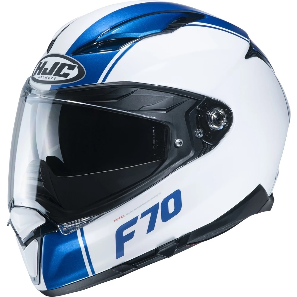 Best Pirce ๐งจ Fiber Hjc F70 Mago Helmet Blue White โค๏ธ