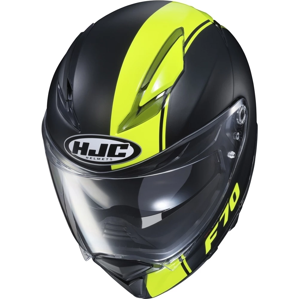 Cheap ๐งจ Fiber Hjc F70 Mago Helmet Black Yellow ๐คฉ - Image 3