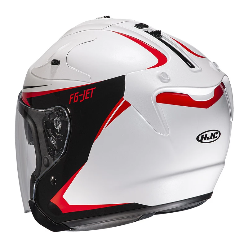 Brand new π Fiber Hjc Fg Jet Balin Helmet White Red π - Image 2