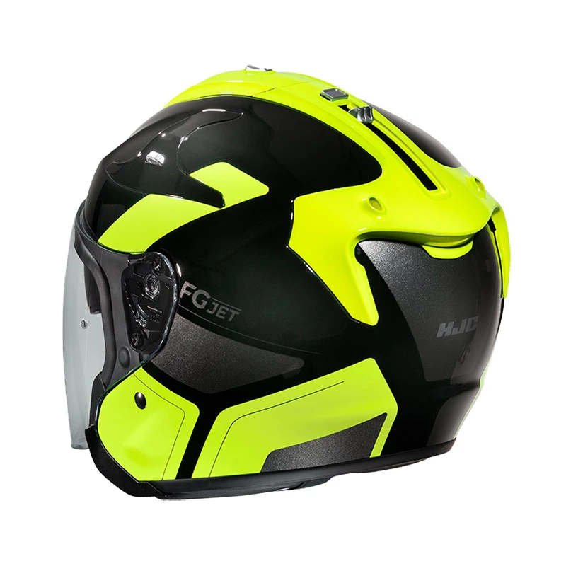 Discount β¨ Fiber Hjc Fg Jet Epen Helmet Black Yellow π - Image 2
