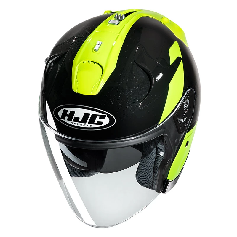 Discount β¨ Fiber Hjc Fg Jet Epen Helmet Black Yellow π - Image 3