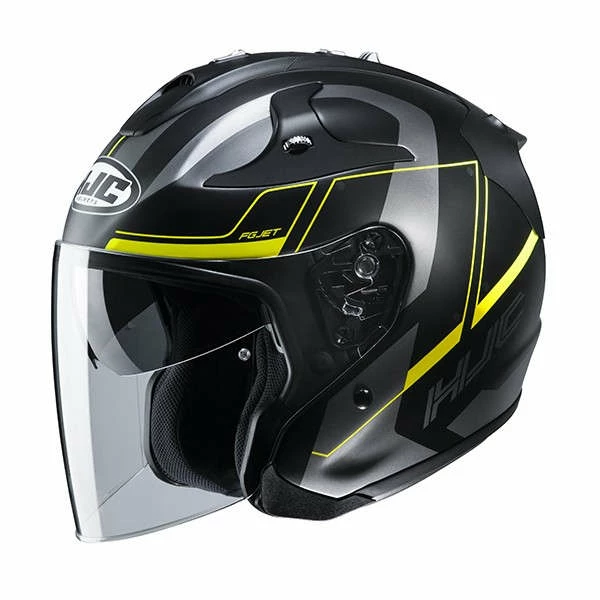 Promo β€οΈ Fiber Hjc Fg Jet Komina Helmet Yellow π§¨