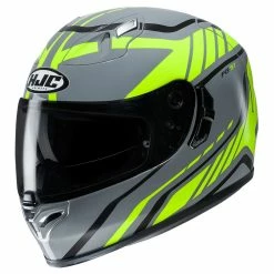 Best Pirce ⌛ Fiber Full Face Helmet Hjc Fg St Gridan Yellow 😀