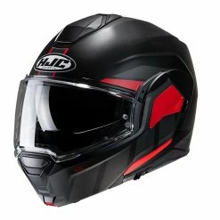 Outlet 🛒 Plastic Hjc I100 Beis Modular Helmet Black Red 👏