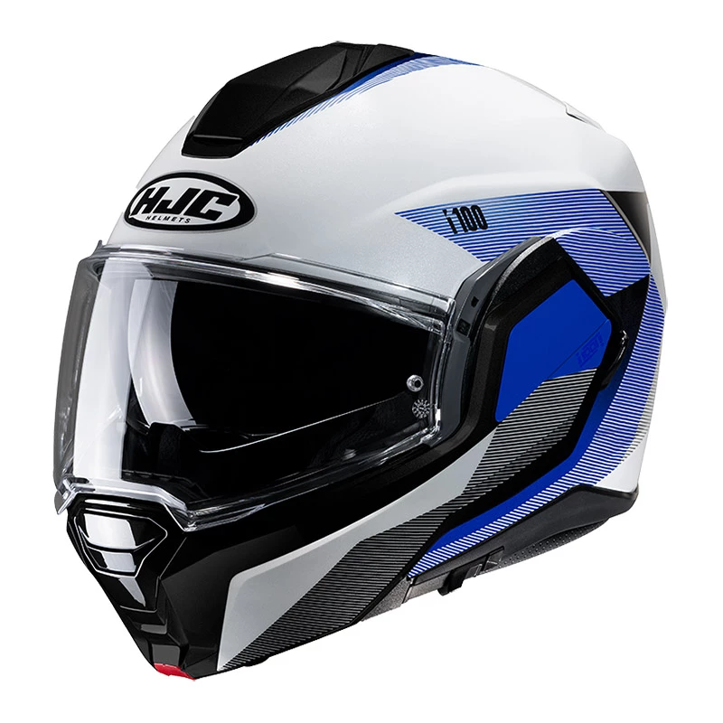 Deals ๐งจ Plastic Hjc I100 Beston Modular Helmet White Blue โ
