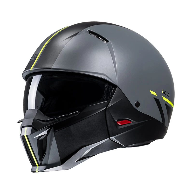 Top 10 ð Removable Chin Hjc I20 Batol Helmet Grey Yellow ð