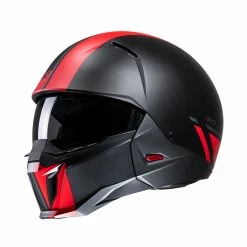 Buy 👍 Removable Chin Hjc I20 Batol Helmet Red Black ⌛