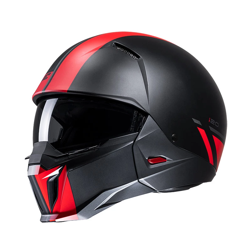 Buy ๐ Removable Chin Hjc I20 Batol Helmet Red Black โ