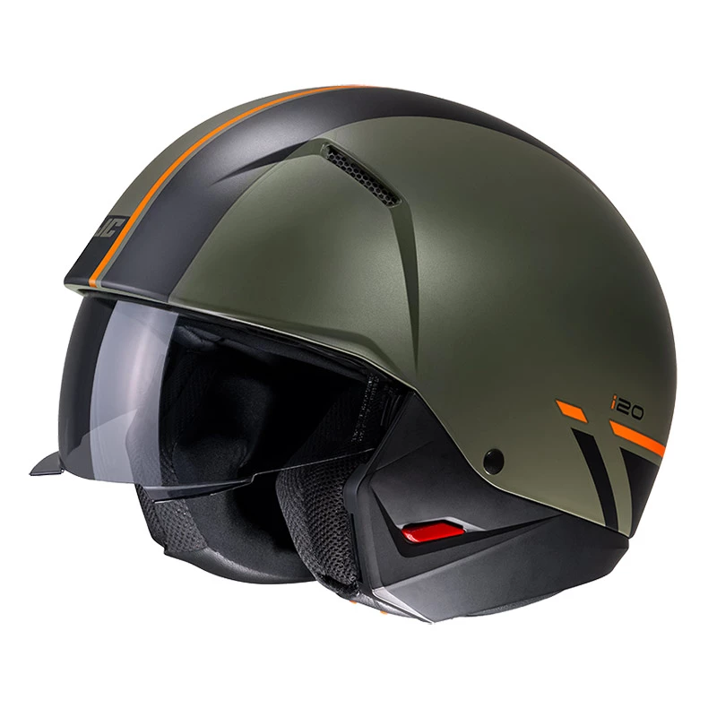 Cheap ๐ Removable Chin Hjc I20 Batol Helmet Green Orange ๐ฅฐ - Image 2