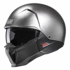 Flash Sale 🔔 Removable Chin Hjc I20 Hyper Helmet Silver 🎉