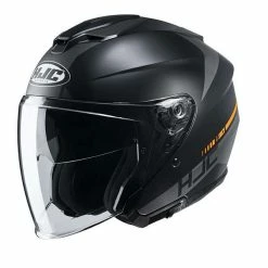 Promo ✔️ Plastic Hjc I30 Baras Open Face Helmets Matt Black 🎁