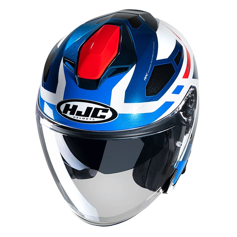 Outlet ๐ Plastic Hjc I30 Aton Helmet Blue Orange โจ - Image 3
