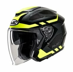 Best deal 🧨 Plastic Hjc I30 Aton Helmet Black Yellow 🔔