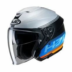 Best Sale 👍 Plastic Hjc I30 Vicom Helmet Blue Orange 👏