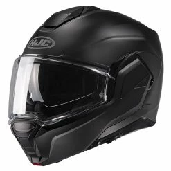 Coupon ⌛ Plastic Hjc I100 Modular Helmet Semi Flat Black 👍