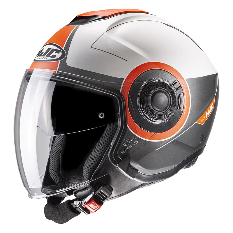 Budget π€© Plastic Hjc I40 Panadi Helmet Orange Grey βοΈ