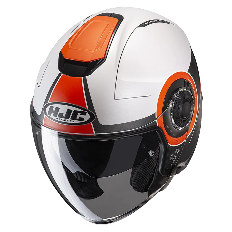Budget π€© Plastic Hjc I40 Panadi Helmet Orange Grey βοΈ - Image 2
