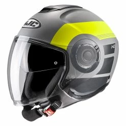 Hot Sale ✔️ Plastic Hjc I40 Spina Helmet Grey Yellow 👍