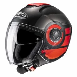 Best Pirce ⌛ Plastic Hjc I40 Spina Helmet Red Black 😍