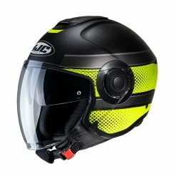 Promo 🛒 Plastic Hjc I40 Tolan Helmet Black Yellow ✔️