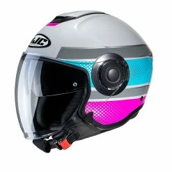 Discount 🎁 Plastic Hjc I40 Tolan Helmet Aqua Pink ❤️