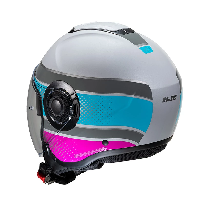 Discount π Plastic Hjc I40 Tolan Helmet Aqua Pink β€οΈ - Image 2