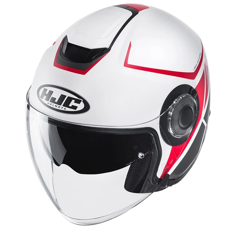 Hot Sale π Plastic Hjc I40 Camet Helmet White Red Grey π - Image 2