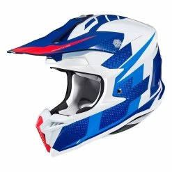 Best Sale 🧨 Plastic Off Road Helmet Hjc I50 Argos Blue 🎁
