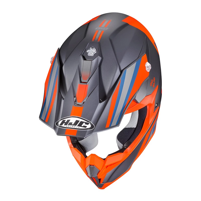 Coupon ๐ Plastic Hjc I50 Flux Helmet Orange Grey ๐งจ - Image 3