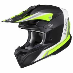 Best Pirce 🔔 Plastic Hjc I50 Flux Helmet Black Yellow ✔️