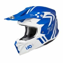 Outlet 🔥 Plastic Hjc I50 Hex Helmet Blue White 😍
