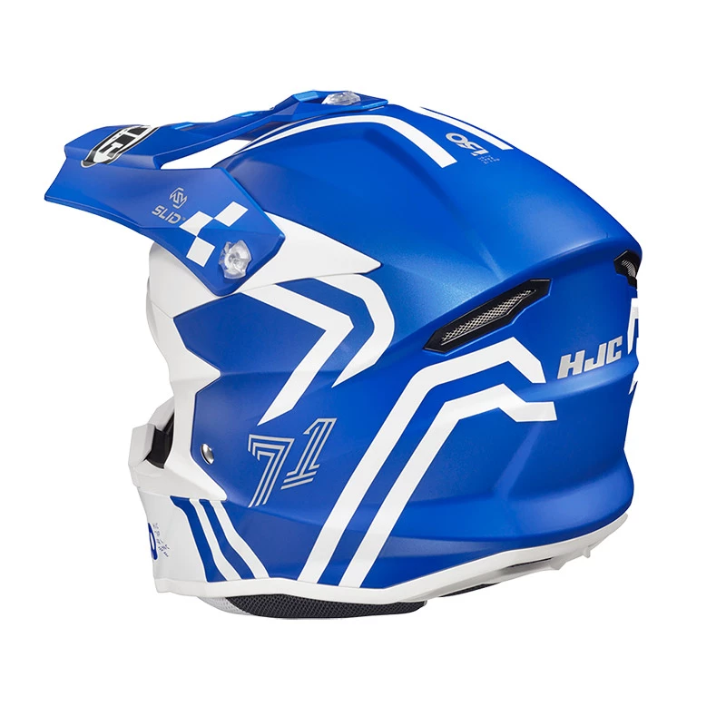 Outlet ð¥ Plastic Hjc I50 Hex Helmet Blue White ð - Image 2