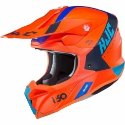 Hot Sale 🎁 Plastic Hjc I50 Erased Helmet Orange Blue ✔️