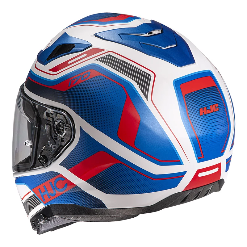 Promo ð Plastic Hjc I70 Lonex Helmet Blue Red âïž - Image 3