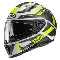 Discount 😉 Plastic Hjc I70 Lonex Helmet Yellow Grey 🤩