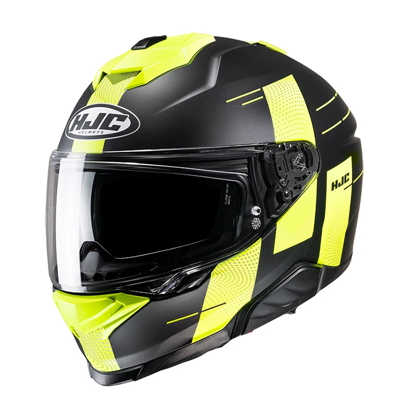 Deals ๐ฅ Plastic Hjc I71 Peka Helmet Yellow Black ๐