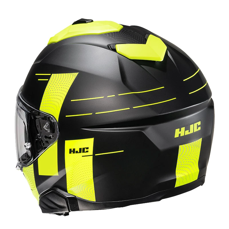 Deals ๐ฅ Plastic Hjc I71 Peka Helmet Yellow Black ๐ - Image 3