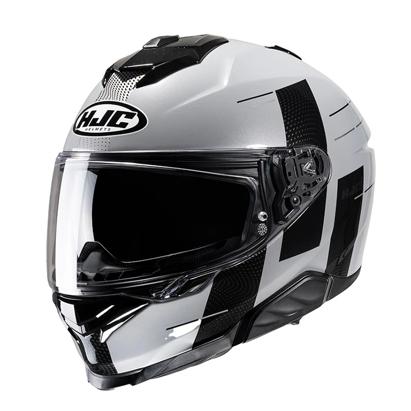 New โจ Plastic Hjc I71 Peka Helmet Grey Black ๐