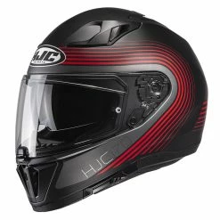 Promo 😀 Plastic Hjc I70 Surf Helmet Black Red ✨