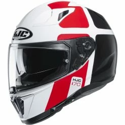 Outlet 🧨 Plastic Hjc I70 Prika Helmet White Red ⭐