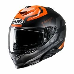 Brand new 😀 Plastic Hjc I71 Enta Helmet Orange Black ❤️