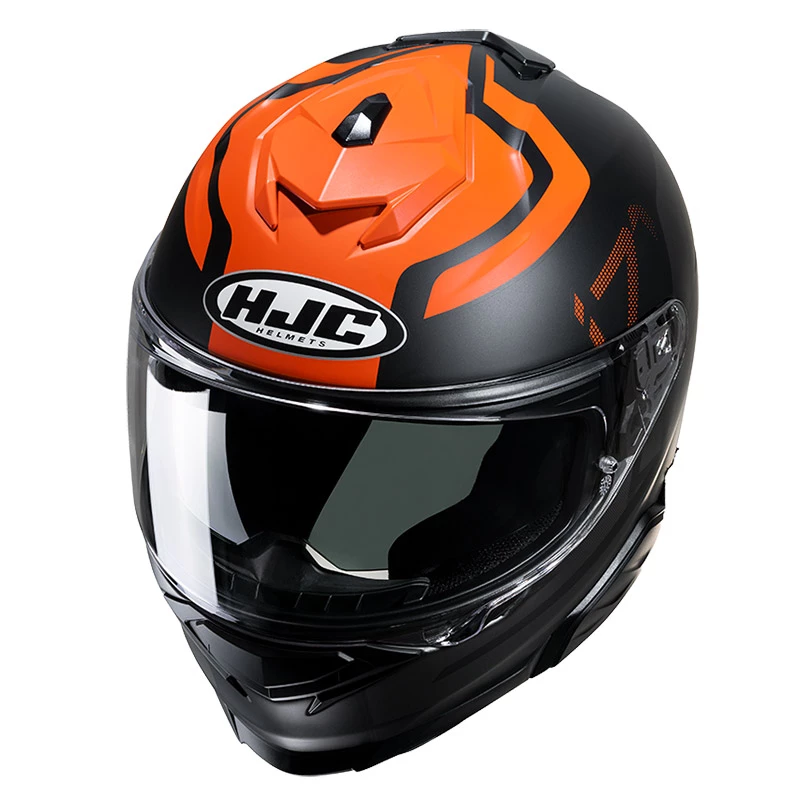 Brand new ð Plastic Hjc I71 Enta Helmet Orange Black â€ïž - Image 2