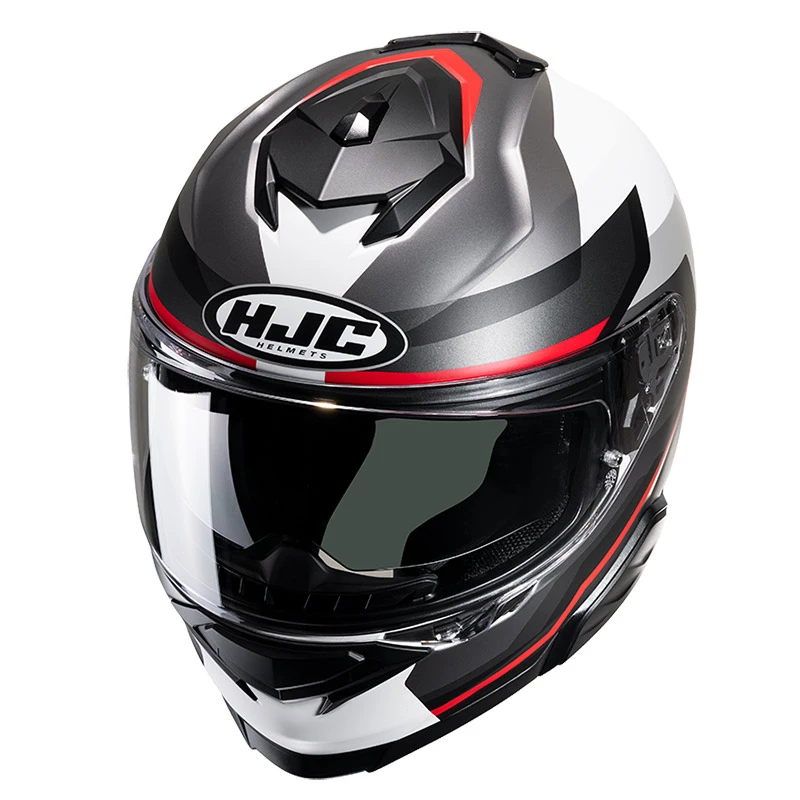Wholesale ๐ Plastic Hjc I71 Nior Helmet Red Grey โ - Image 2