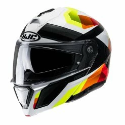 Brand new 💯 Plastic Hjc I90 Lark Modular Helmet Yellow Orange 😍