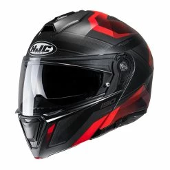Brand new 🎉 Plastic Hjc I90 Lark Modular Helmet Red Black ⌛