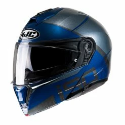 Buy 👍 Plastic Hjc I90 May Modular Helmet Grey Blue ⌛