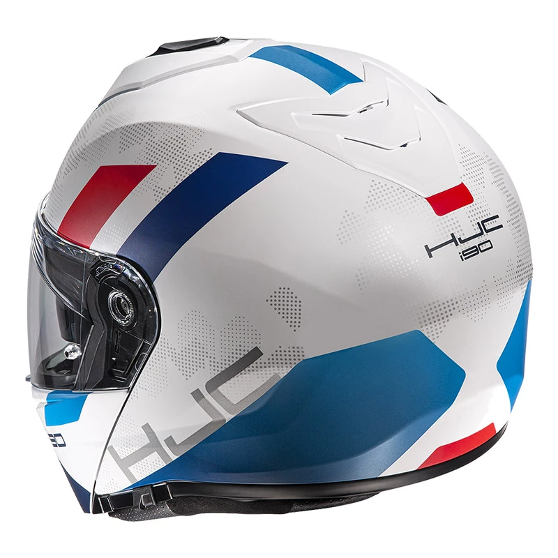 Hot Sale ๐คฉ Plastic Hjc I90 Syrex Modular Helmet White Blue ๐ - Image 2